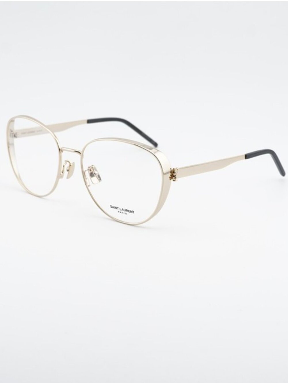 Saint Laurent SL M93 004 Eyeglasses Gold 58mm Round Frame